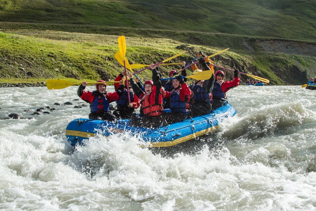 Rafting in North Iceland