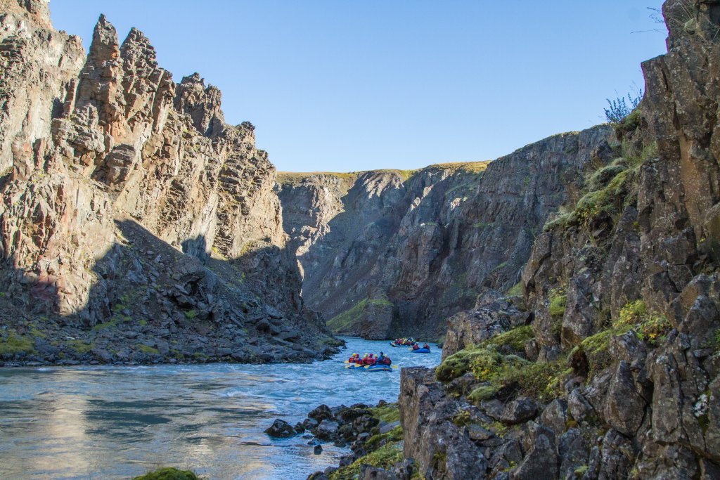 Rafting in North Iceland