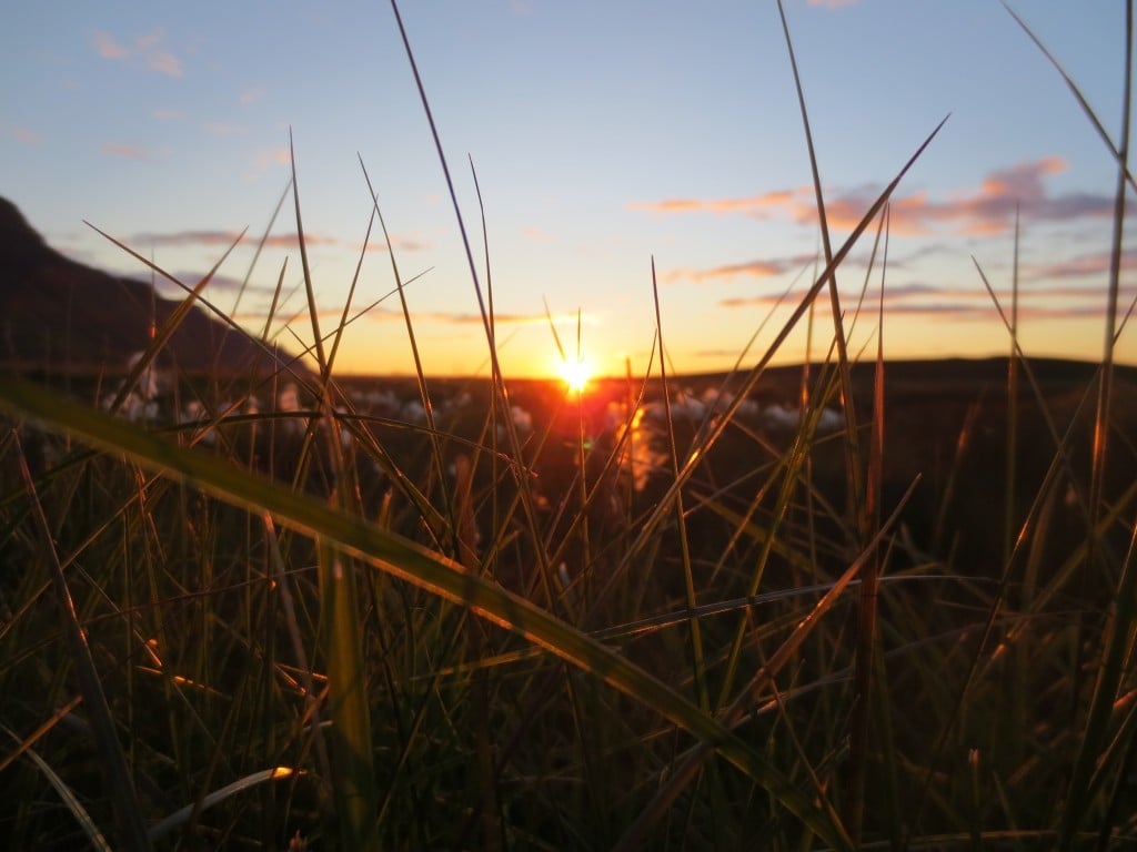 Midnight Sun in North Iceland