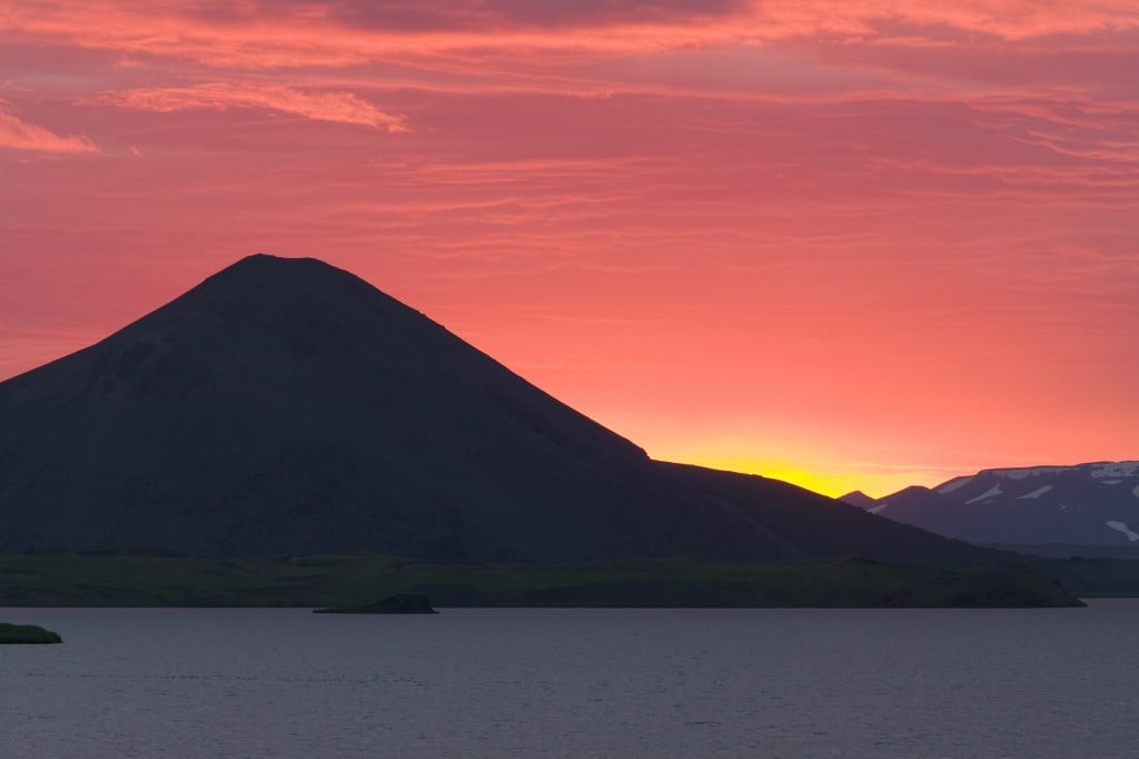 Midnight Sun in North Iceland
