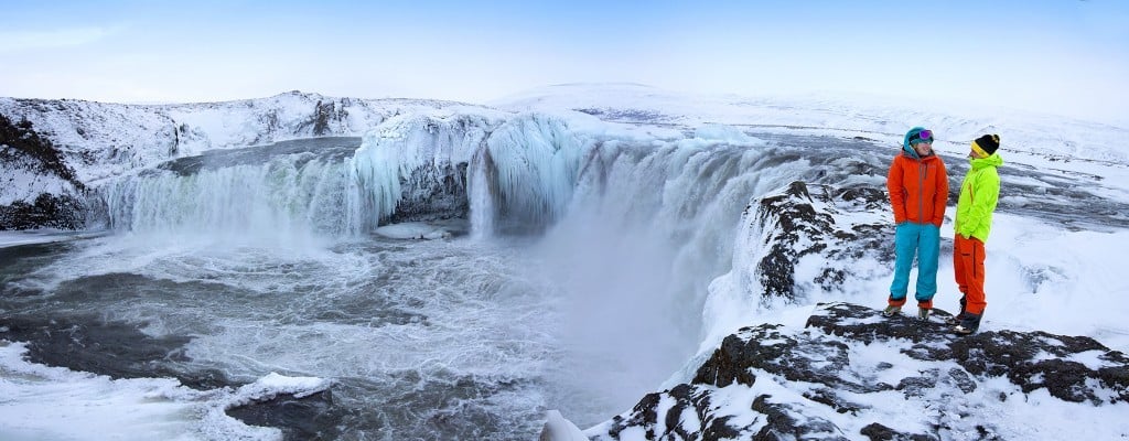 Goðafoss in winter time