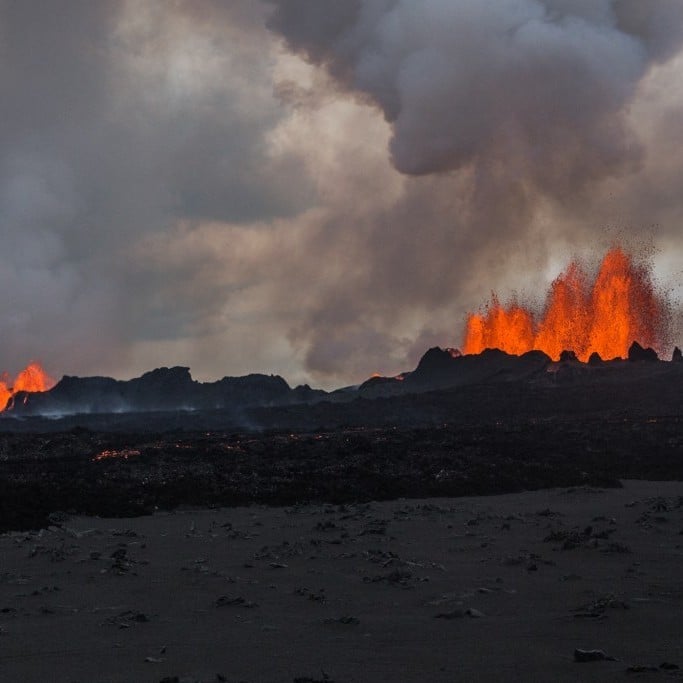 Holuhraun, Vatnajökull National Park. Near Bárðarbunga, Dyngjujökull and Jökulsá.