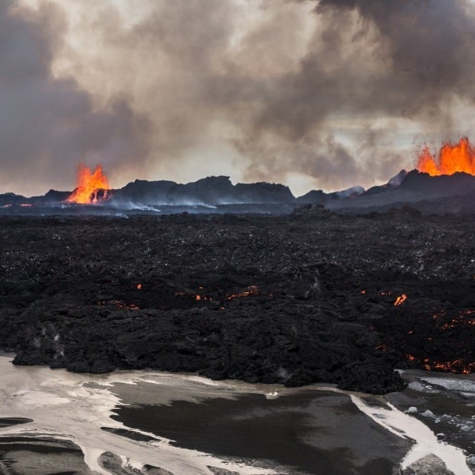 Holuhraun, Vatnajökull National Park. Near Bárðarbunga, Dyngjujökull and Jökulsá.