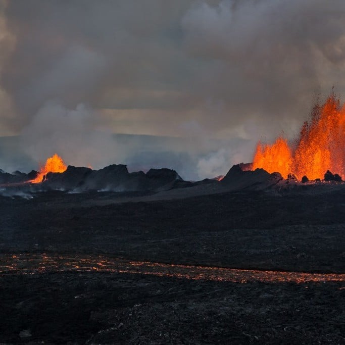 Holuhraun, Vatnajökull National Park. Near Bárðarbunga, Dyngjujökull and Jökulsá.