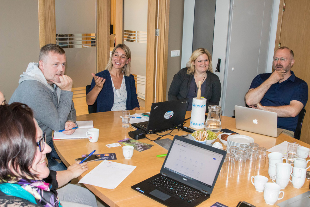 Frá fyrsta fundi stýrihóps Arctic Coast Way eftir stækkun.