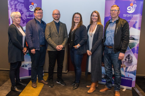 Frá vinstri: Þórdís, Baldvin Esra, Arngrímur, Unnur Valborg, Edda Hrund, Viggó.