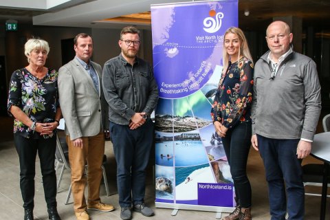 Ný stjórn Markaðsstofu Norðurlands. Á myndina vantar Viggó Jónsson og Arngrím Arnarson.